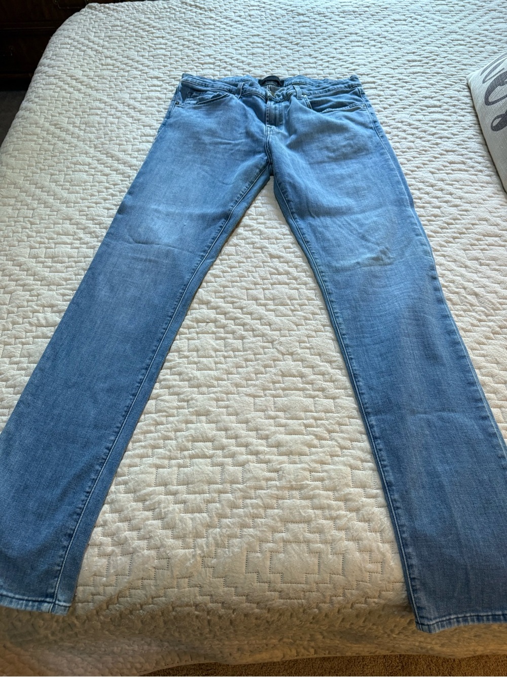 J Brand Light Blue Straight-Leg Jeans